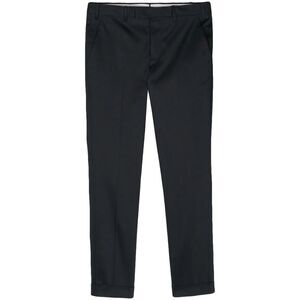 Pt Torino Blue Trousers - Tapered Trousers Men